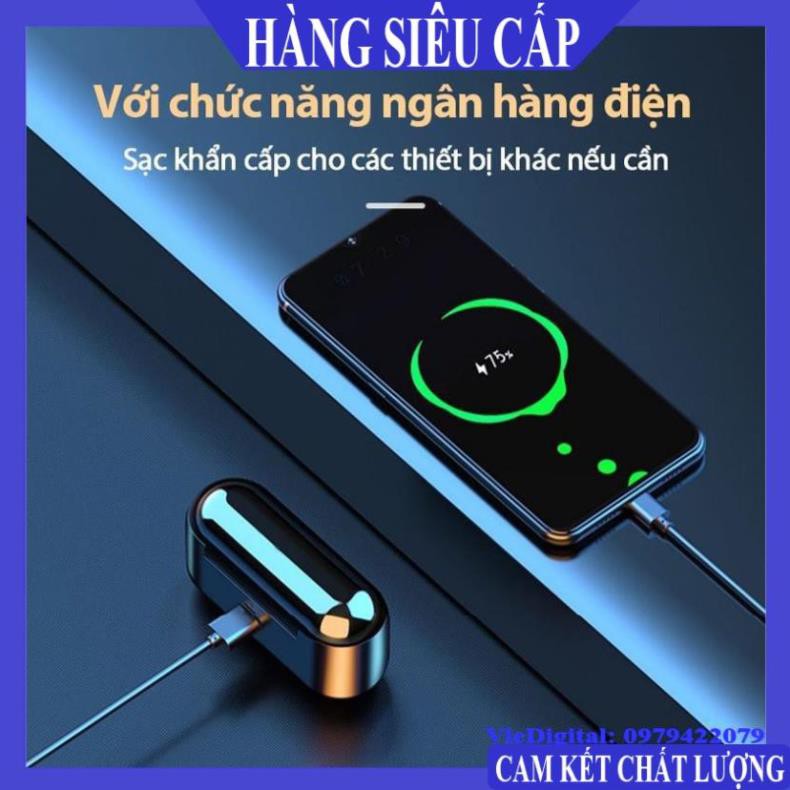 Tai Nghe Bluetooth, Tai Nghe Không Dây AMOI F9 TWS 5.0 9D, Cảm Ứng Chạm, Chống Nước, Chống Ồn. | BigBuy360 - bigbuy360.vn