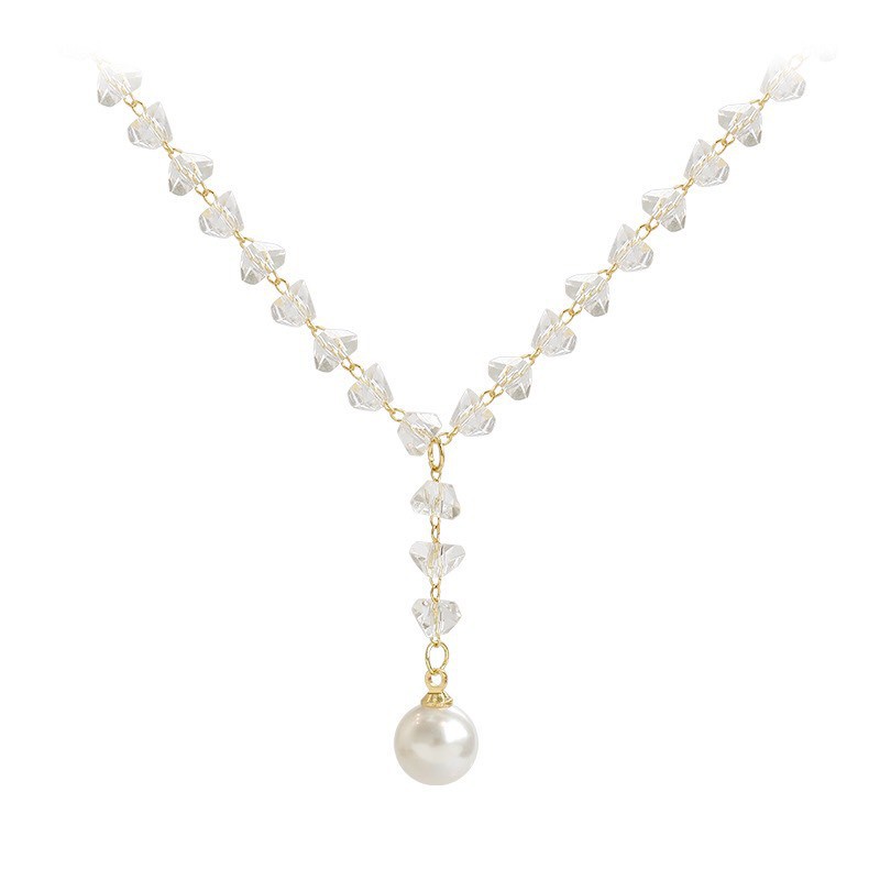 Dây chuyền chocker pha lê TOBI STORE lấp lánh sang trọng ôm sát cổ NO SKU 79