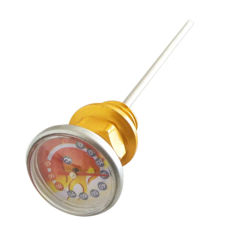 Que Đo Nhiệt Độ Bình Dầu Bằng Hợp Kim Nhôm CNC Chuyên Dụng Cho Xe Mô Tô