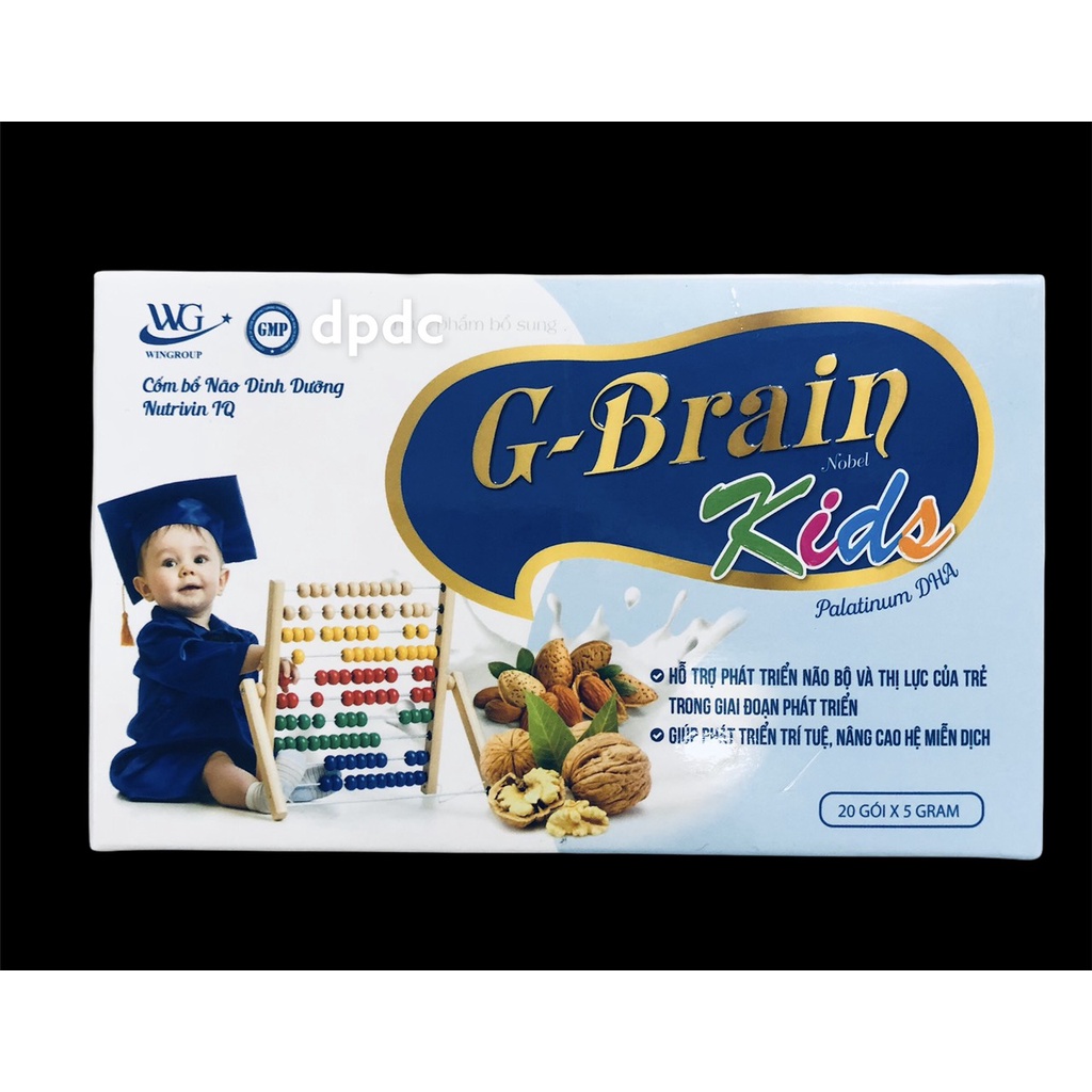 Cốm Bổ Não Dinh Dưỡng Nutrivin IQ G- Brain DHA Hỗ Trợ Phát Triển Não Bộ Và Thị Lực, Tăng Cường Trí Tuệ , Tăng Khả Năng G