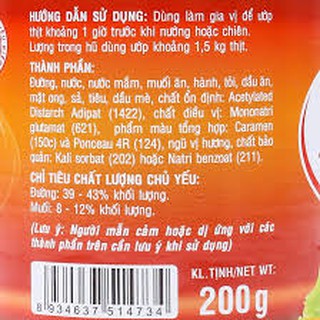 Xốt ướp thịt nướng Cholimex - Combo 2 lọ