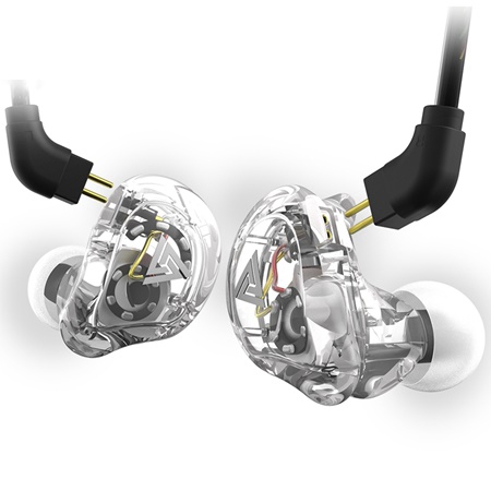 Tai nghe nhét trong HiFi QKZ vk1 4dd kèm 3 nút tai thay thế tiện lợi With Mic In-Ear Earbud Earphone