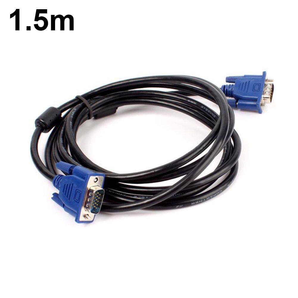 Dây Cáp Nối Dài 1.5m / 3 / 5 / 10m Vga Cho Màn Hình Máy Tính Tv
