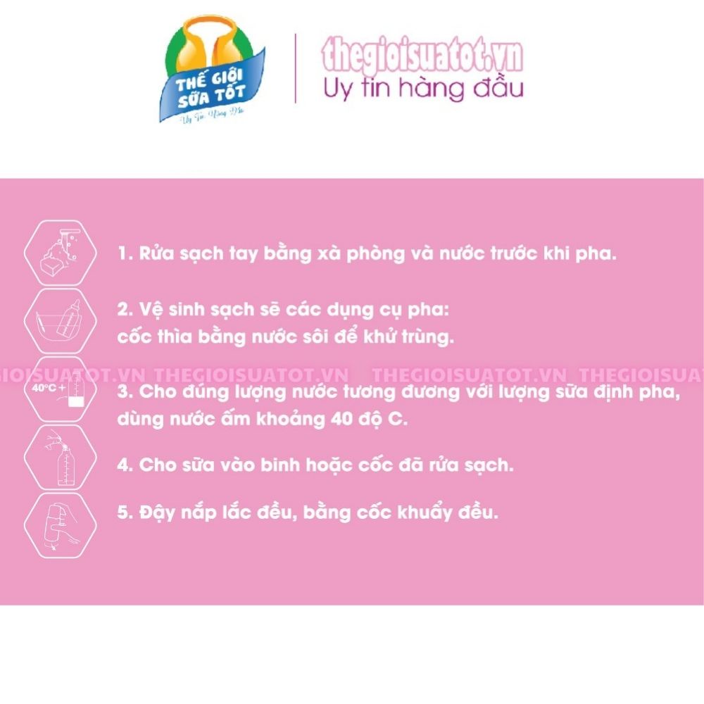 Sữa bột KidTalent 1 Dành cho trẻ biếng ăn, chậm lớn, suy dinh dưỡng, thấp còi 900g