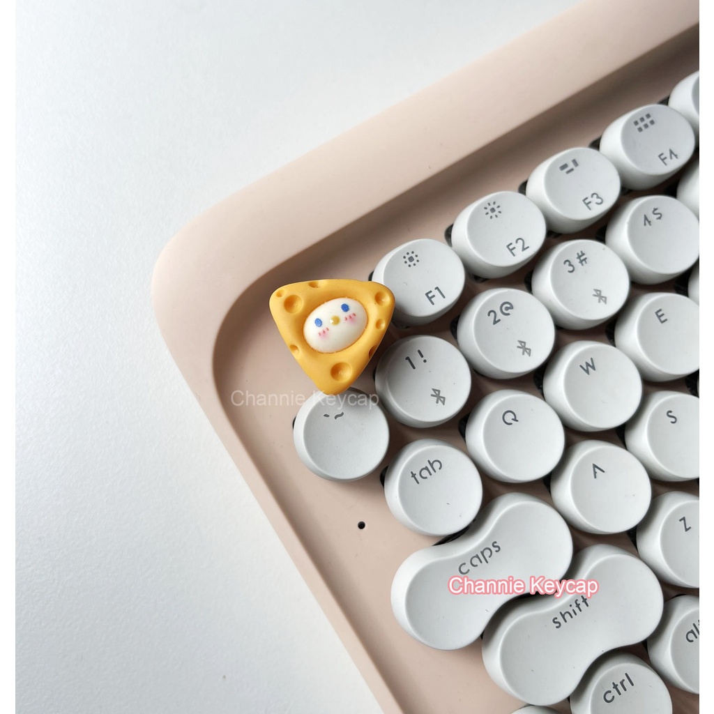 Keycap Phô Mai, Bò, Bé Đào Phím Lẻ PBT R4