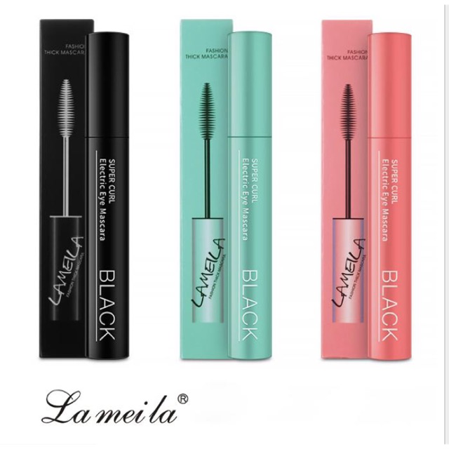 (New) Mascara Lameila Super Curl vỏ xanh đen hàng nội địa Trung