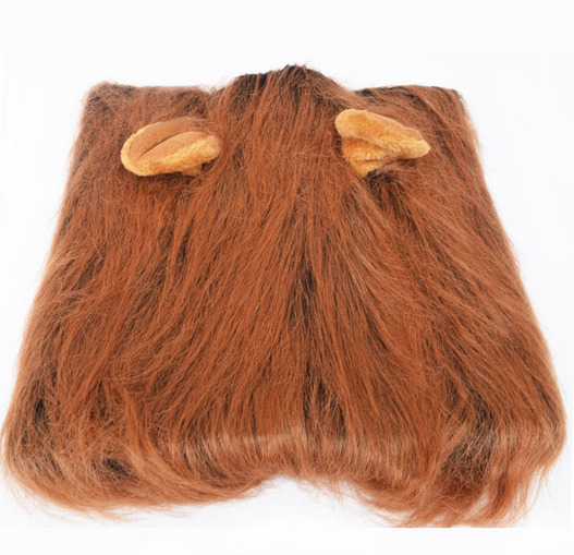 Vui nhộn thú cưng dễ thương Trang phục mèo Sư tử Bờm tóc giả Mũ cho chó mèo Halloween Quần áo Giáng sinh Ăn mặc lạ mắt