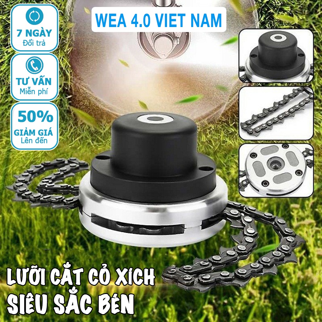 Lưỡi Cắt Cỏ Xích Cắt Cỏ Hiệu Quả Gấp 20 Lần - Gắn Mọi Dòng Máy Cắt Cỏ Hiện Nay [Rẻ Nhất Shopee]