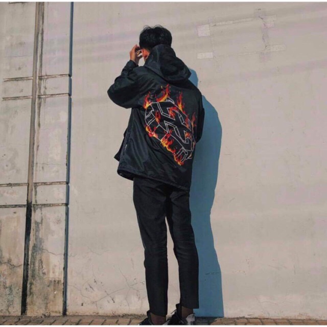 Áo Khoác Dù Ulzzang Fire