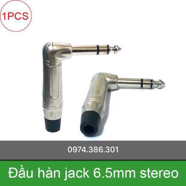 Jack 6 ly hoặc 6,5 ly cong stereo hãng LS đơn giá 1 cái