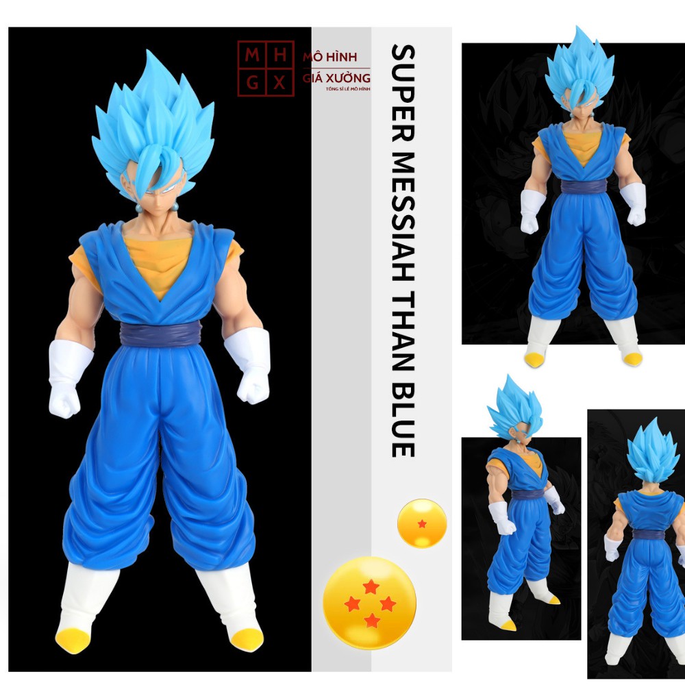 Mô hình Dragon Ball Vegito Super Blue bản đứng siêu đẹp chi tiết sắc nét cao 36cm - mô hình figure 7 viên ngọc rồng