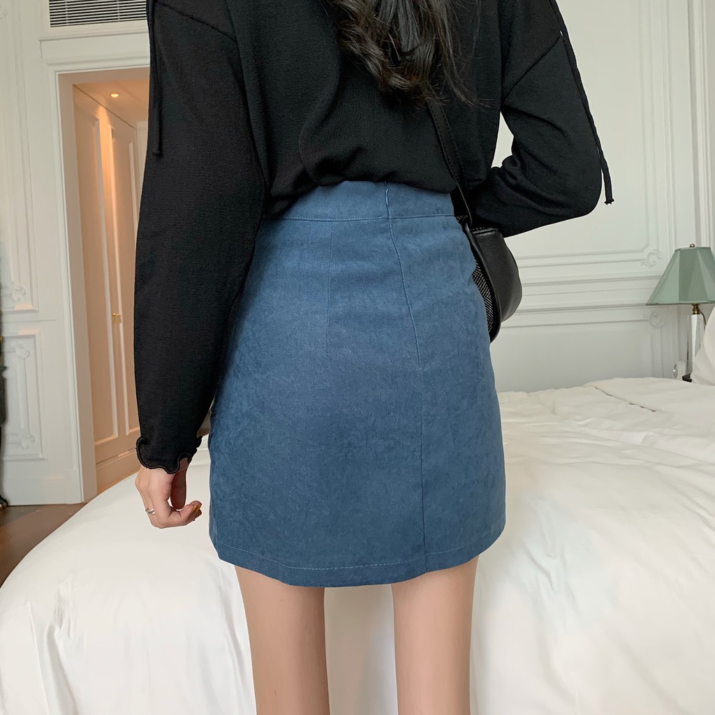 Chân váy dạ phong cách