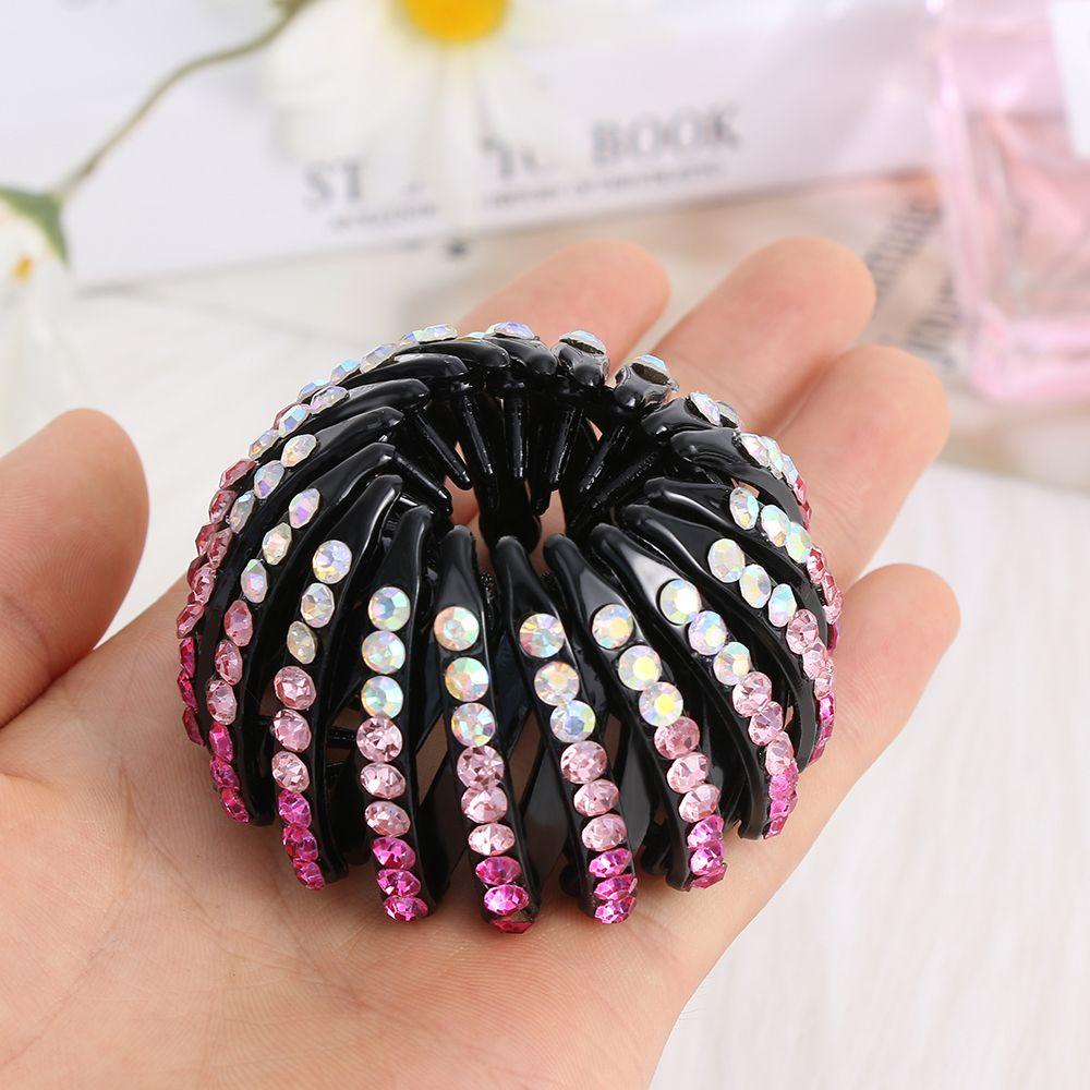 Skjk Giá Đỡ Dụng Cụ Uốn Tóc Đuôi Ngựa Bằng Acrylic Đơn Giản Hình Tổ Chim