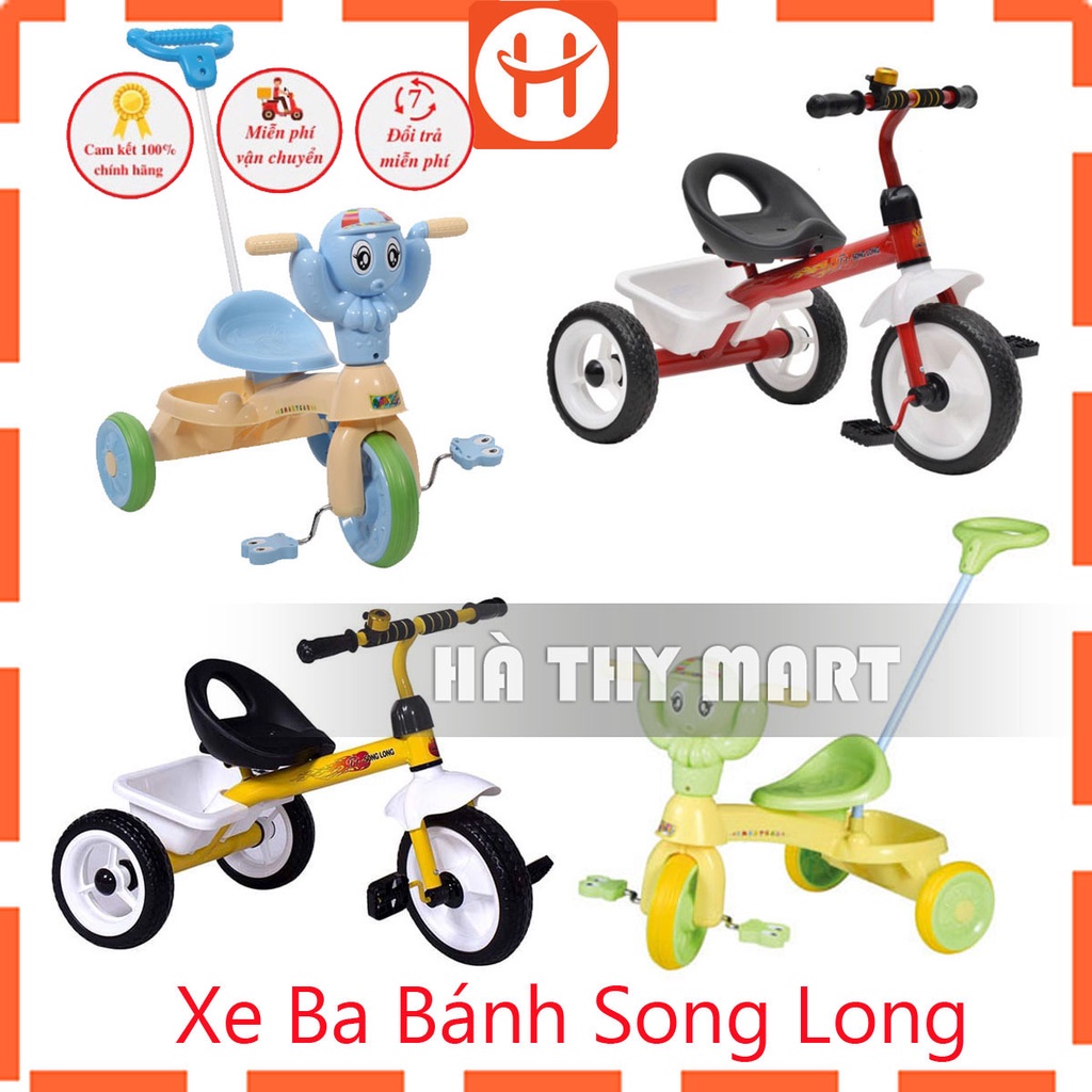 [Ship Hỏa Tốc Hà Nội] Xe Ba Bánh Song Long Cho Bé