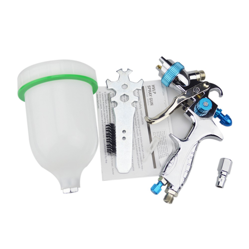 Dụng cụ phun sơn 1.4mm HVLP dung tích 600ml chuyên dùng