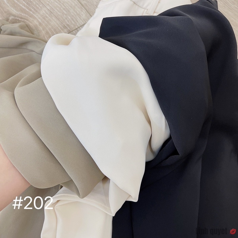 Q292 - quần suông culottes lưng chun dài 92-93cm