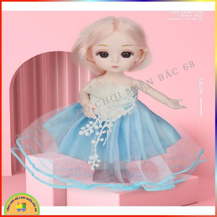 Đồ chơi Búp bê babie elsa cao 18 cm gồm 13 khớp linh hoạt bộ sưu tập búp bê vô cùng dễ thương cho các bé gái TKMB68