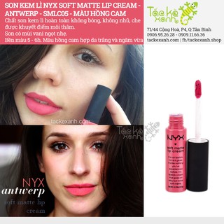 Son kem lì NYX Soft Matte - Antwerp SMLC05