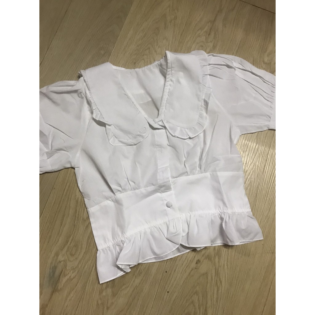 Áo crop bèo lotus  KÈM ẢNH THẬT  BAO KIỂM ❌