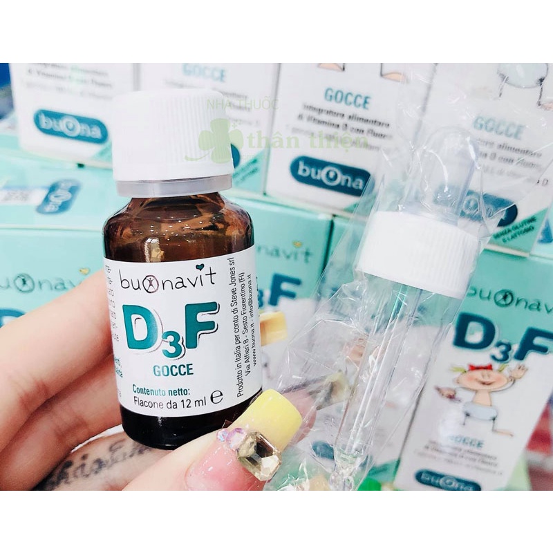 Buonavit D3F, bổ sung vitamin D3 và Flo, hỗ trợ xương răng chắc khỏe