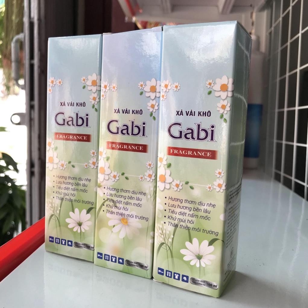 Nước xịt xả vải khô cao cấp Gabi thơm lâu sạch sâu kháng khuẩn dung tích 100ML hương nước hoa