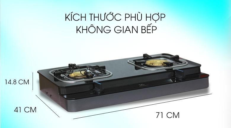 Bếp gas đôi Electrolux ETG728GKR MỚI +TẶNG DÂY DẪN GAS ( BẢO HÀNH 2 NĂM )