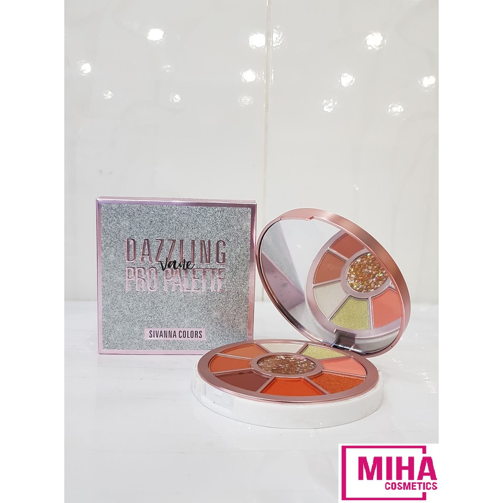 Hộp 9 Ô Phấn Mắt Sivanna Dazzling Pro Palette Thái Lan