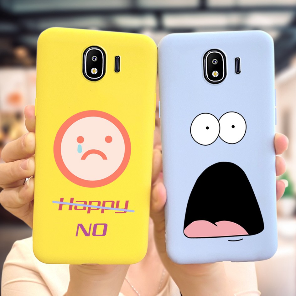 Ốp điện thoại silicone mềm in hình trái tim cho Samsung Galaxy J4 2018 J400 SM-J400F 5.5 inch