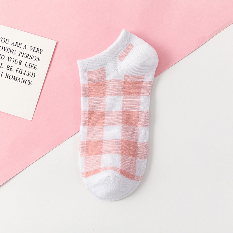 Vớ cotton phối họa tiết quả dâu đáng yêu ngọt ngào dành cho nữ
