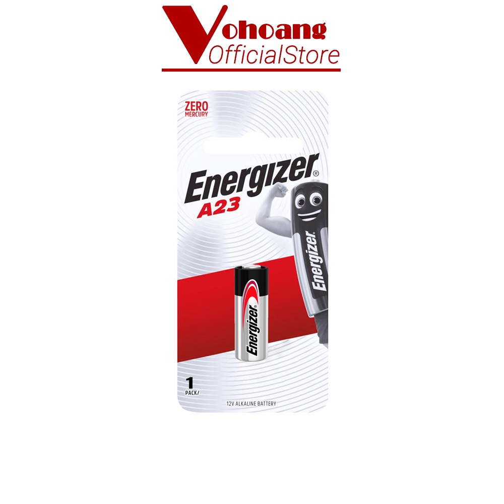 Vỉ 1 pin Energizer A23 Alkaline điện áp 12V