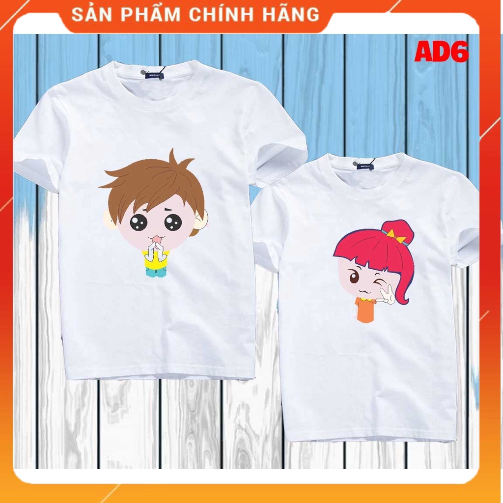 Áo cặp tình nhân dễ thương nam nữ chibi kute
