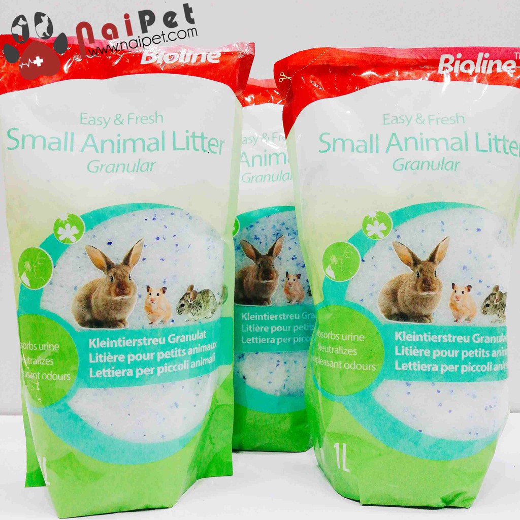 Cát Vệ Sinh Cát Thuỷ Tinh Cho Động Vật Nhỏ Small Animal Litter Bioline Túi 1L