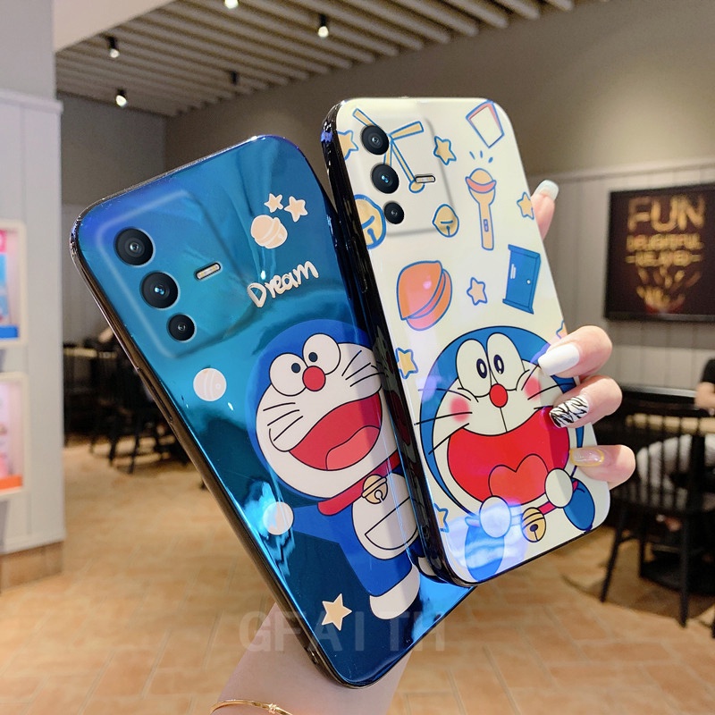 Ốp Điện Thoại IMD Mềm Hình Doraemon Dễ Thương Cho VIVO V23 5G Phone Case 2022 VIVOV23