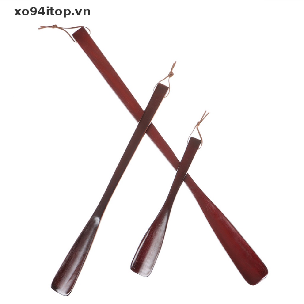 Xoitop Dụng Cụ Hỗ Trợ Mang Giày Bằng Gỗ Với Tay Cầm Dài Linh Hoạt Tiện Dụng