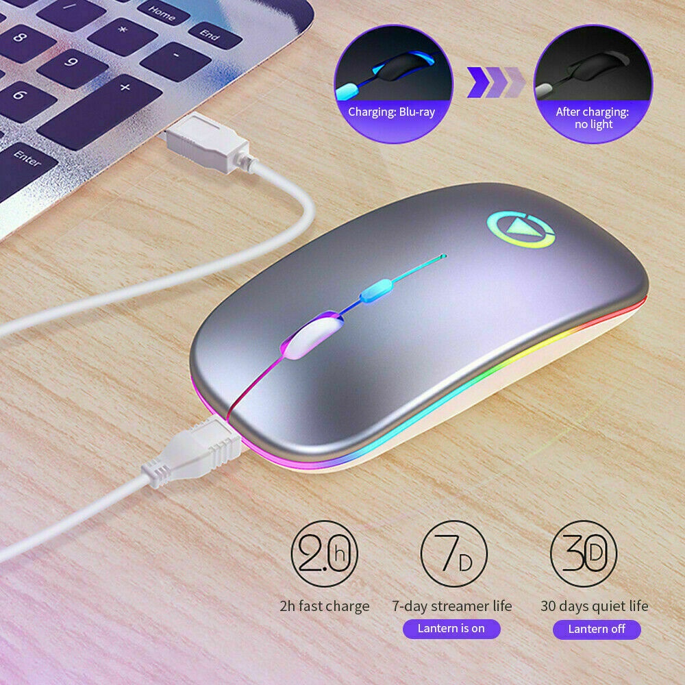 Chuột Không Dây 2.4ghz Có Thể Sạc Lại
