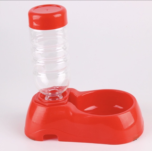 Bát uống nước gắn bình cho chó mèo - Cấp Nước Tự Động 450ml