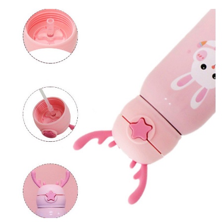 Bình Nước Uống Giữ Nhiệt Cho Học Sinh Và Bé Nhỏ 500ml