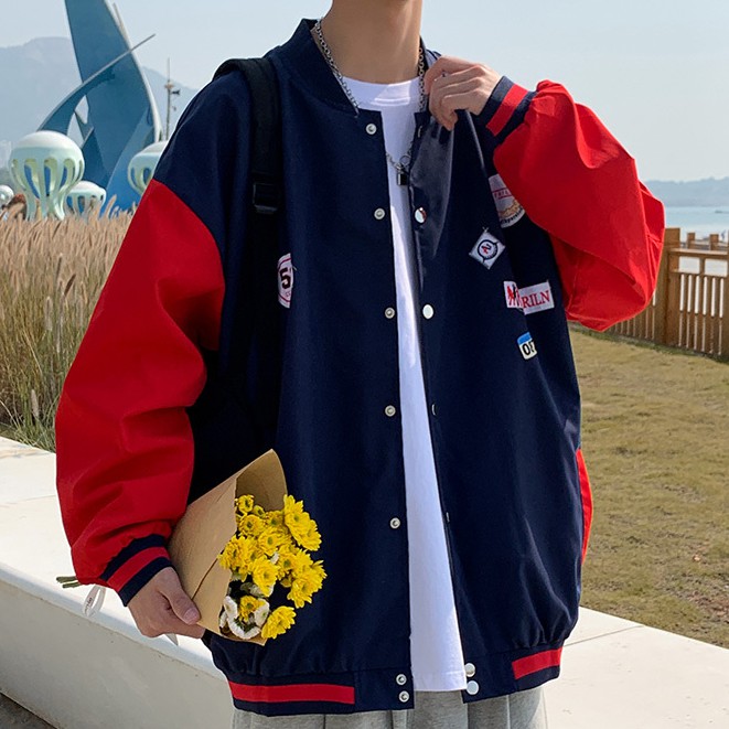 Áo khoác bomber phong cách Hàn Quốc thời trang cho nam