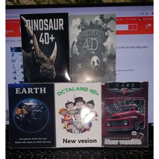 Combo 5 bộ thẻ 4d octagon