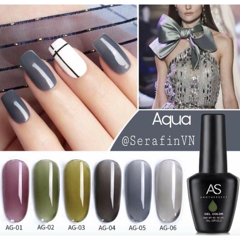 sơn gel thạch as chọn lẻ màu