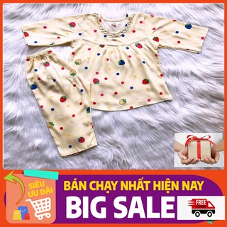 [TÔN LOẠI 1] Đồ bộ tôn dài tay mát, mịn giặt không sờn, phai BÉ GÁI  size 13-14kg