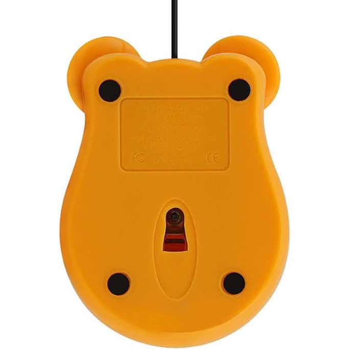 Chuột Quang Có Dây USB Hình Hổ 3 Nút Bấm 1600DPI Kèm Dây 3.2 Feet Cho Máy Tính Laptop/Notebook/PC
