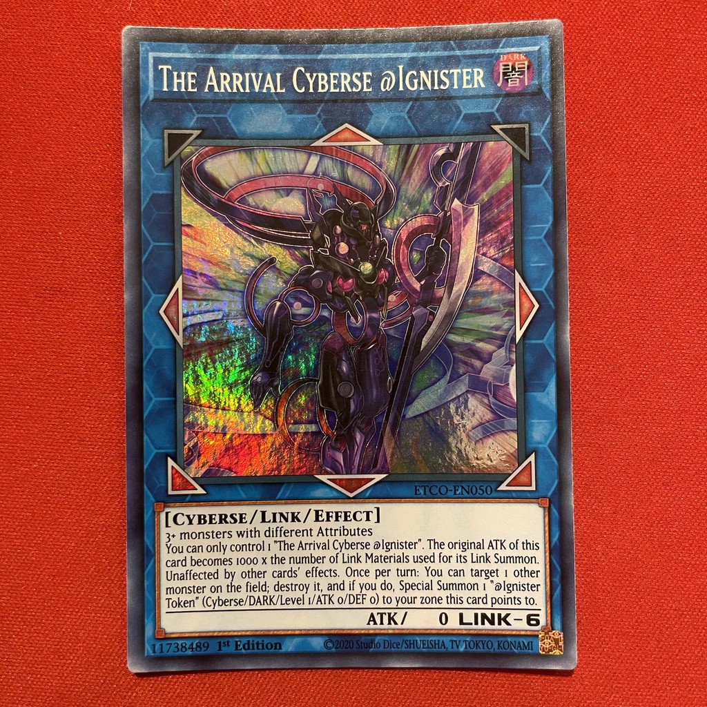 Thẻ Bài Yugioh Chính Hãng] The Arrival Cyberse @Ignister