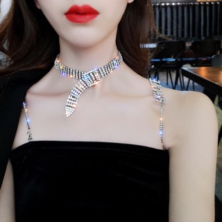 Vòng cổ choker đá