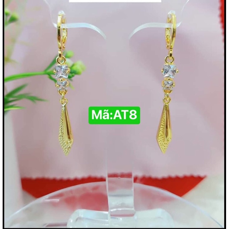 bông tai mạ vàng