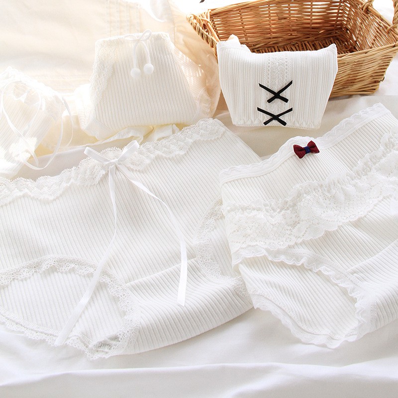 Quần lót cotton cạp cao tông màu basic sịn sò