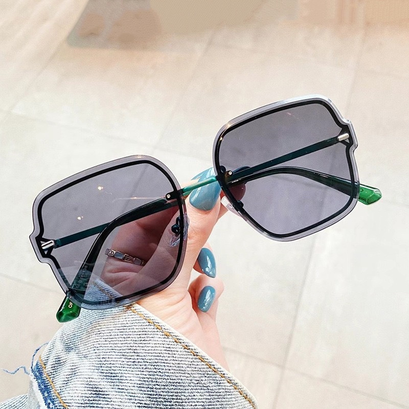 (JIUERBA) Kính Râm Thời Trang Không Gọng Chống Tia UV