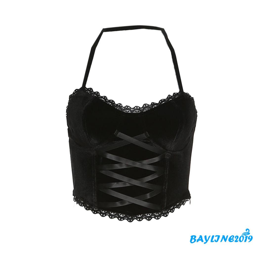 Áo Croptop Hai Dây Hở Lưng Dáng Ôm Thời Trang Mùa Hè Quyến Rũ Cho Nữ