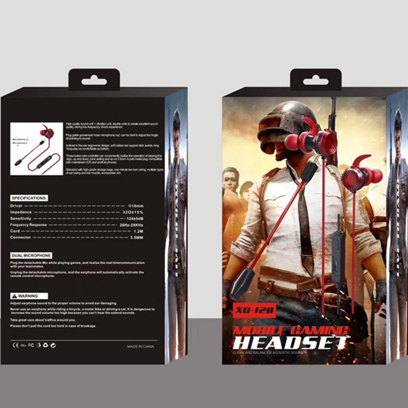 Tai Nghe Chơi Game PUBG XG-120, Tai nghe Gaming có micro âm thanh stereo dùng chơi game bản quốc tế chính hãng Vupa Tech