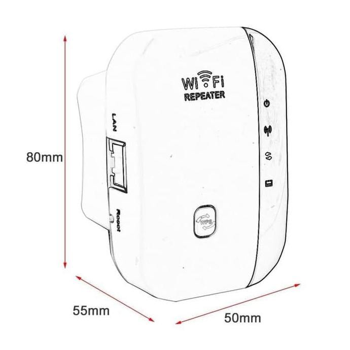Bộ Khuếch Đại Tín Hiệu Wifi Không Dây 300mbps 0512 | BigBuy360 - bigbuy360.vn